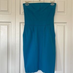 Express strapless dress.